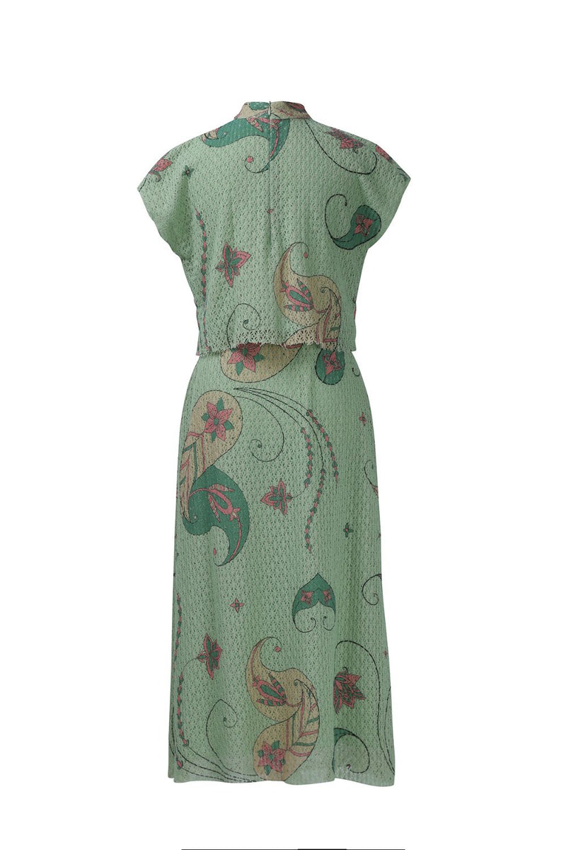 Mint Green Cotton Net Skirt Top Set cotton Buy Mint Green Cotton Net Skirt Top Set from C&W | Co-Ord Sets for Women by Kritika Murarka in mint color for women in Singapore