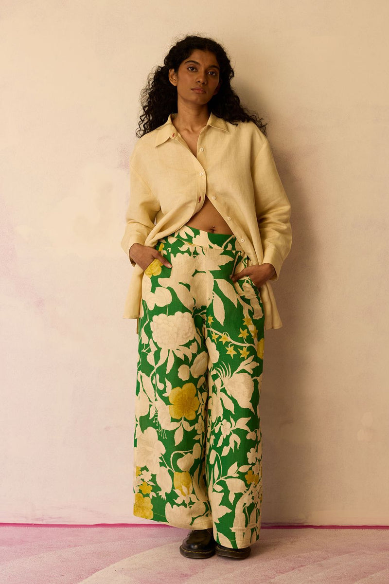 Hibiscus Anaar Pants - Fern by World of SiSa for women in Singapore