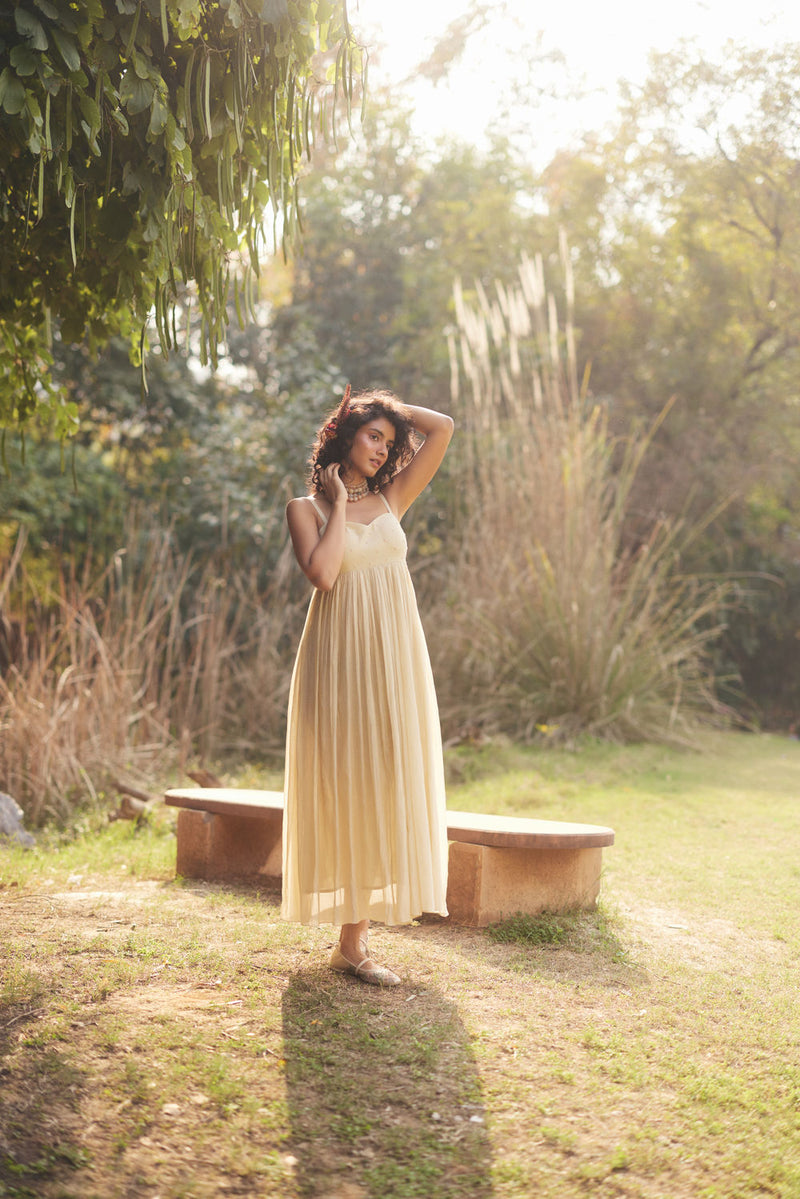 Raine Jacket Set chanderi by Paulmi & Harsh in ivory for women in Singapore