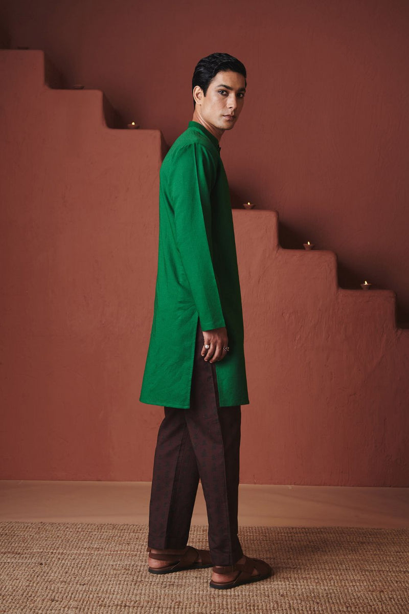 Panna Linen Men's Classic Kurta