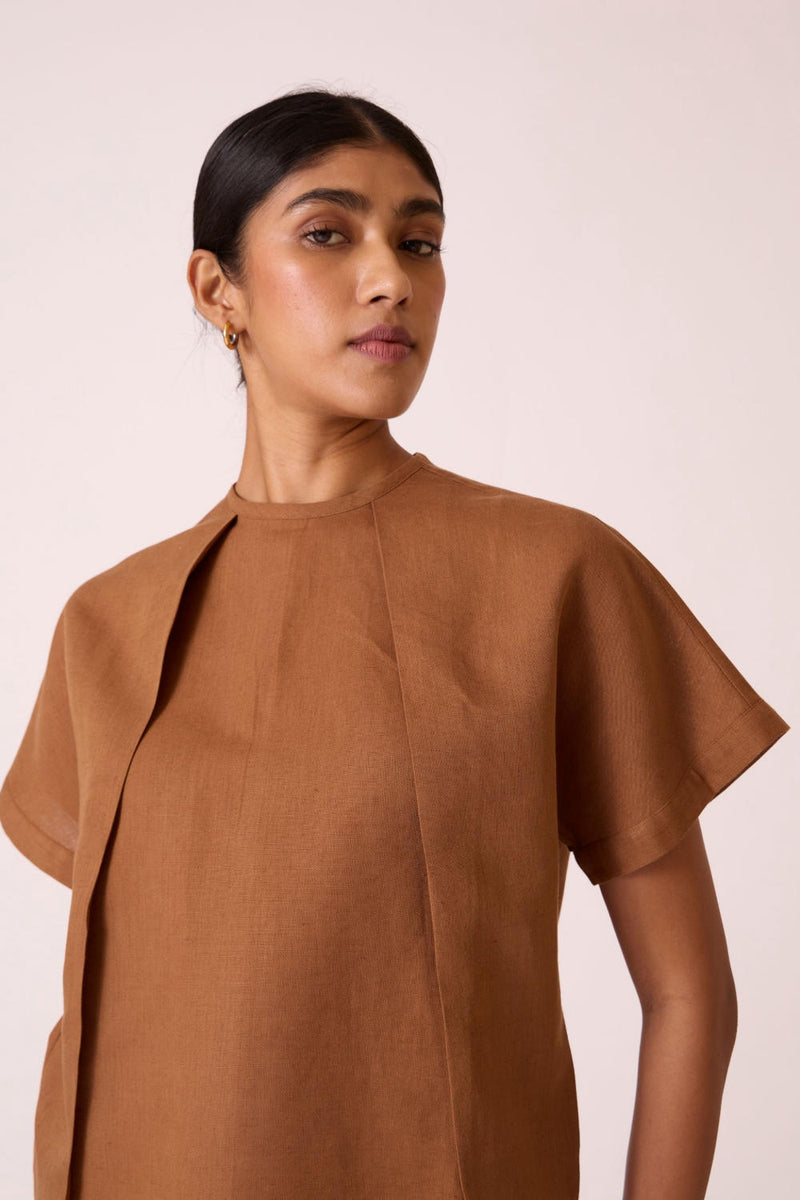 Pam Brown Top cotton by The Summer House for women in Singapore