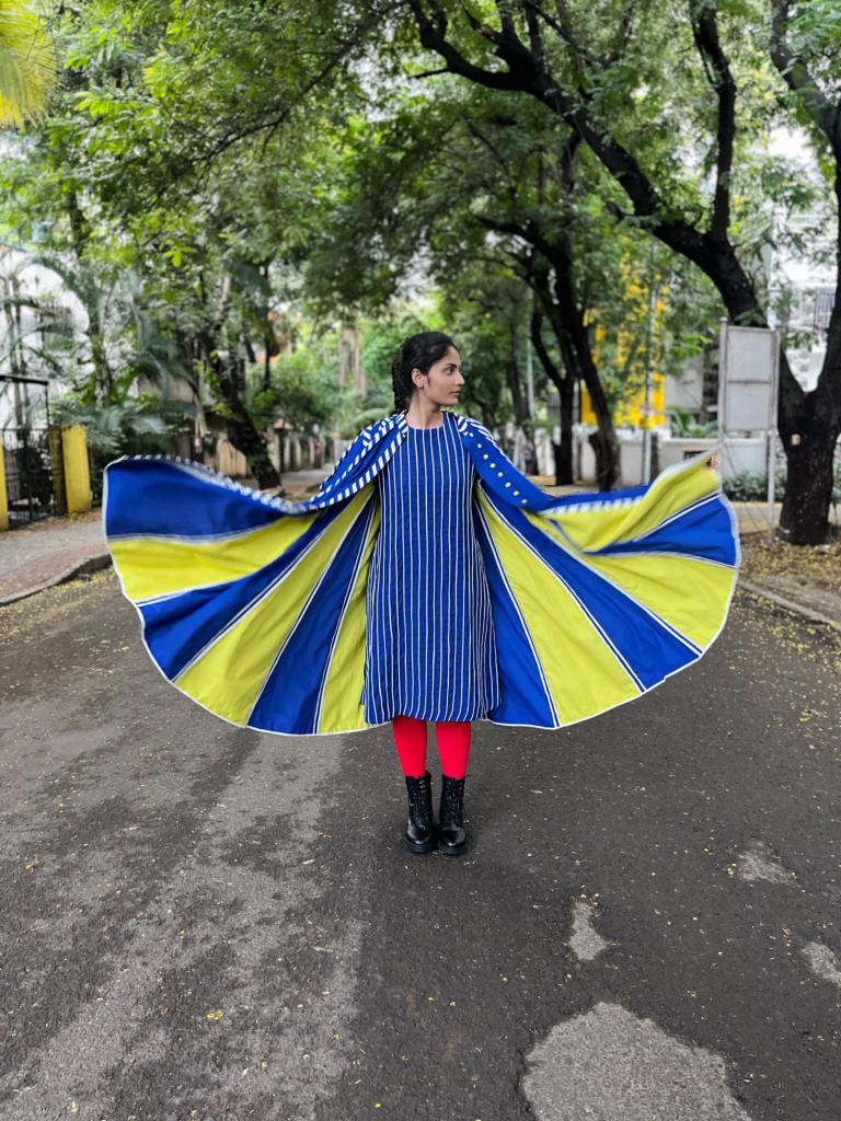 Panbo Jacket cotton by Ka-Sha in multi color for women in Singapore