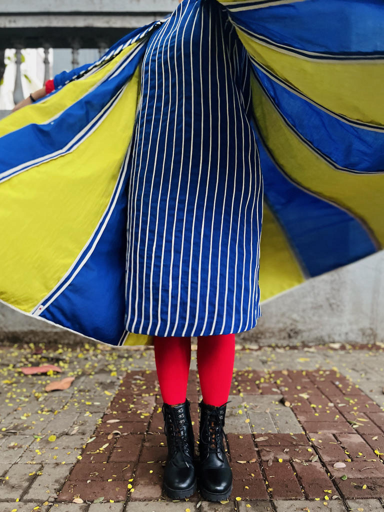 Panbo Jacket cotton by Ka-Sha in multi color for women in Singapore