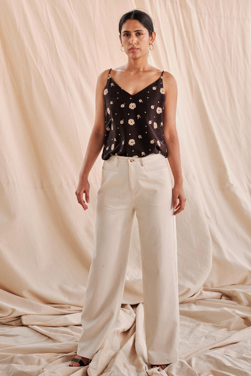 Pavlova Trousers cotton by The Summer House in white color for women in Singapore