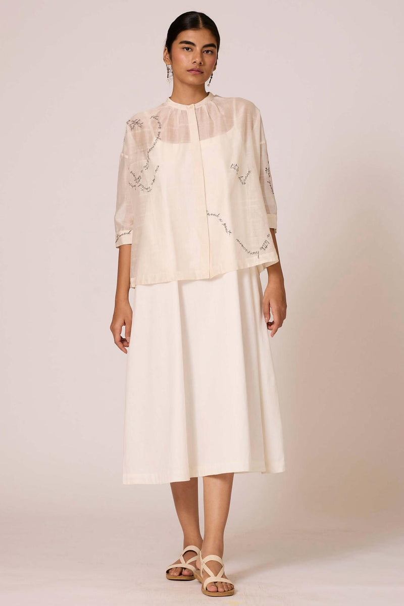 Pele - Top chanderi by The Summer House for women in Singapore