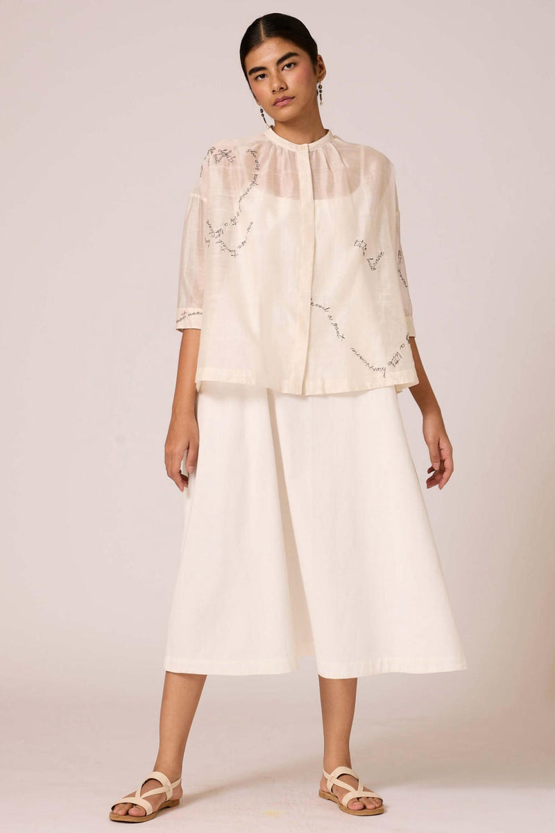 Pele - Top chanderi by The Summer House for women in Singapore