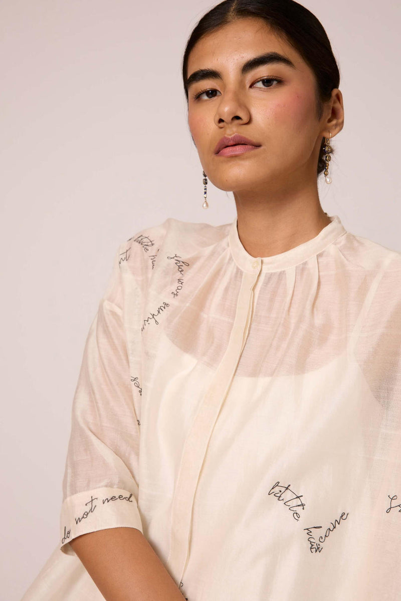 Pele - Top chanderi by The Summer House for women in Singapore