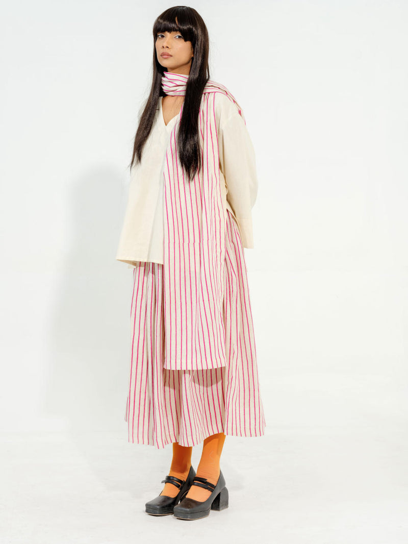 Pepper Top cotton matty tops and shirts by Stoique in natural, pink for women in Singapore
