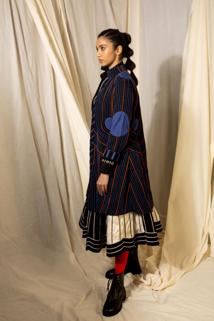 Pipa Coco Jacket cotton by Ka-Sha in black color for women in Singapore