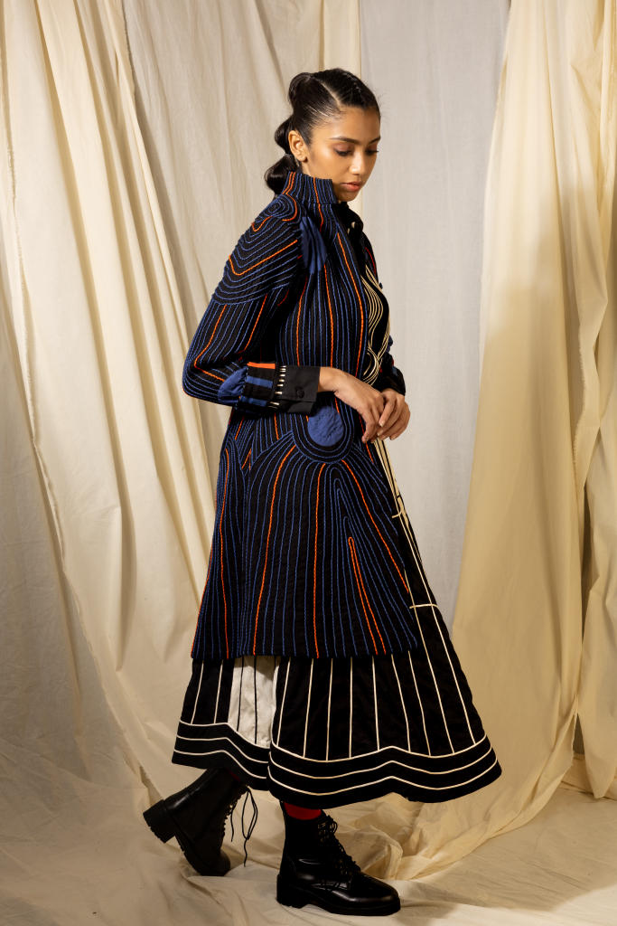 Pipa Coco Jacket cotton by Ka-Sha in black color for women in Singapore