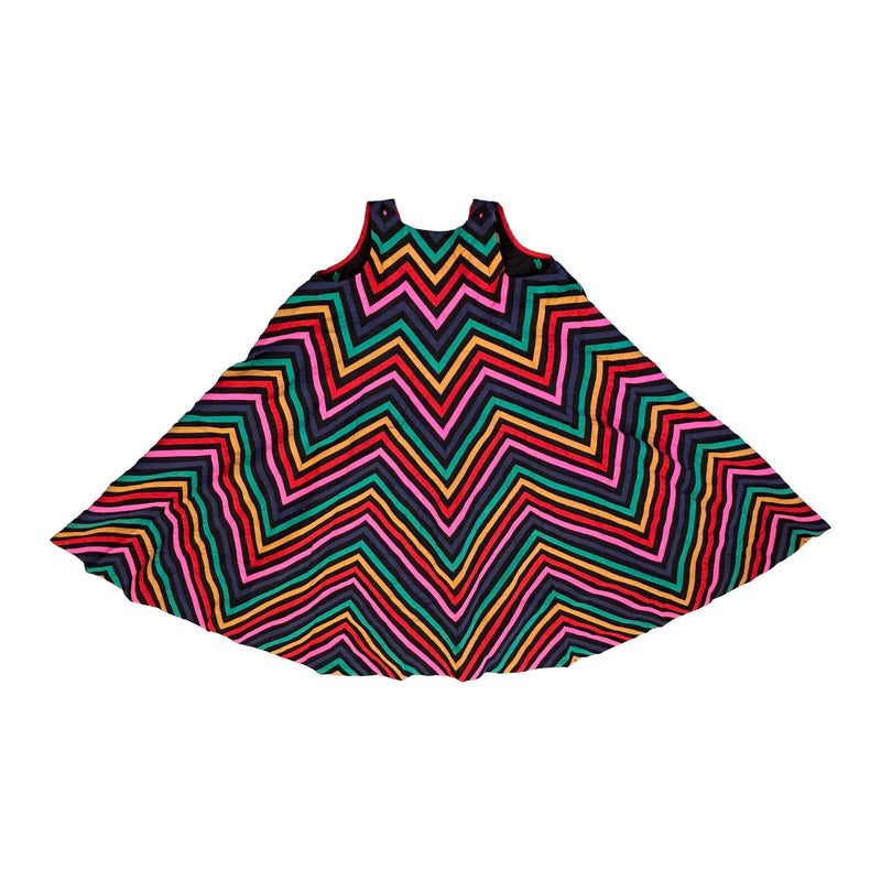 Plum Rangoli Dress-Multicolour cotton dress by Ka-Sha in multicolor for women in Singapore
