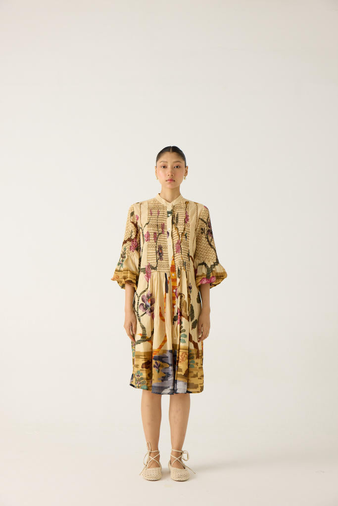 PORTO DRESS-SAFARI cotton by CORD in multi for women in Singapore