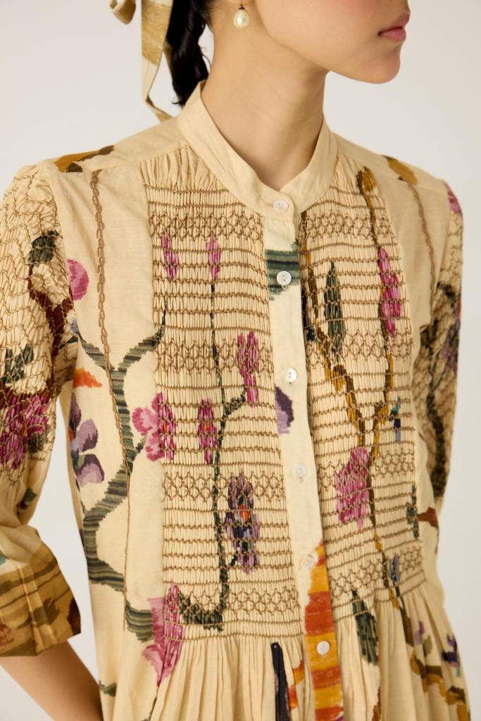 PORTO DRESS-SAFARI cotton by CORD in multi for women in Singapore
