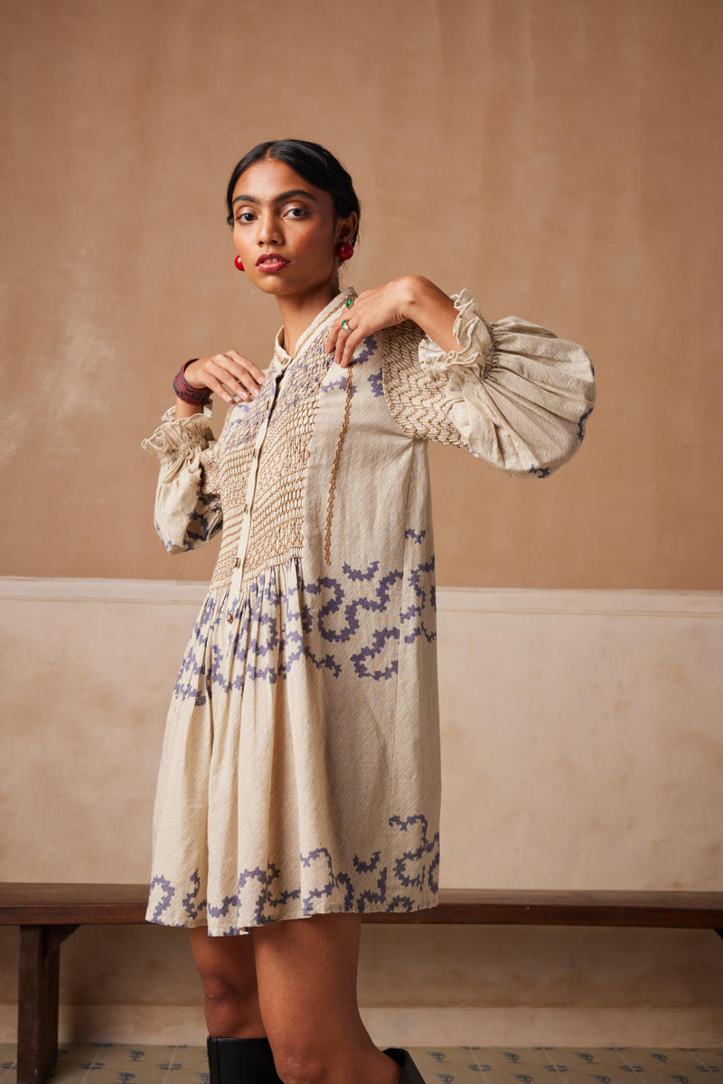 Porto top-Ivory Spiral cotton by CORD for women in Singapore