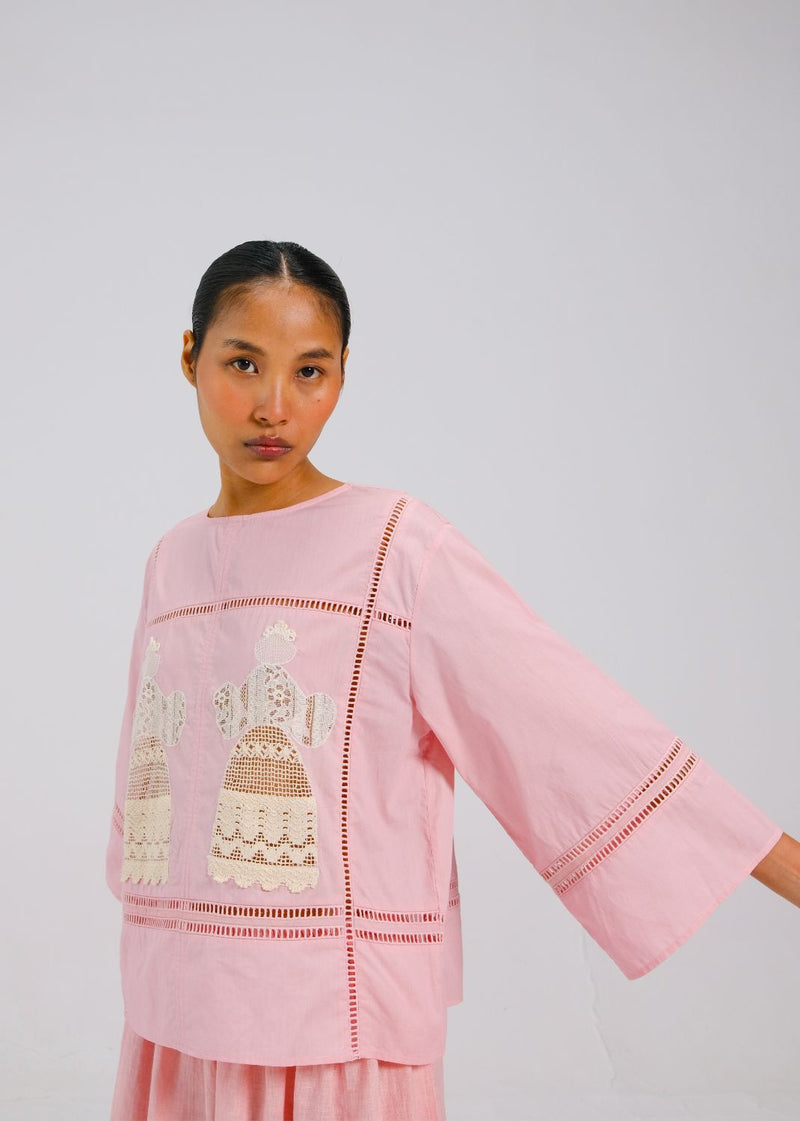 QUAD TOP - DOLL ROSE APPL by CORD for women in Singapore
