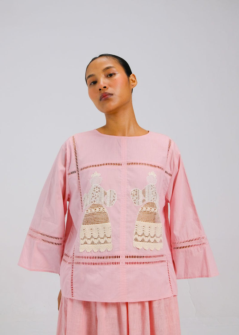 QUAD TOP - DOLL ROSE APPL by CORD for women in Singapore