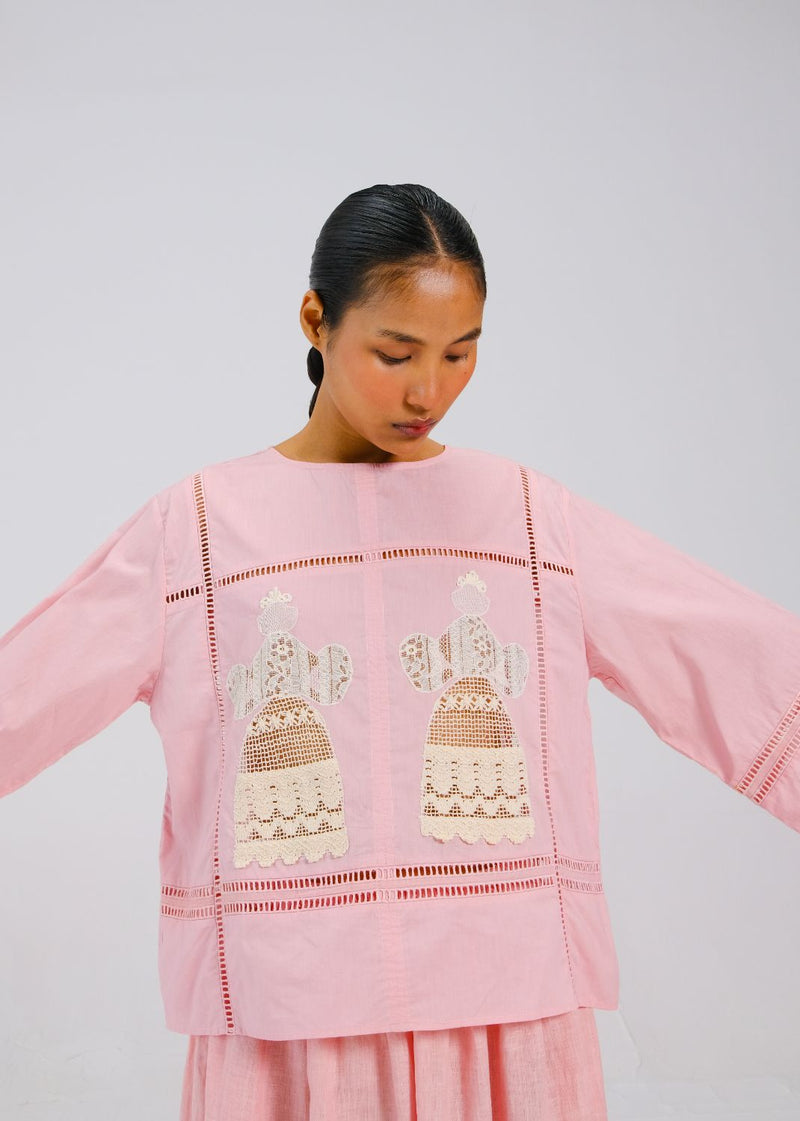 QUAD TOP - DOLL ROSE APPL by CORD for women in Singapore