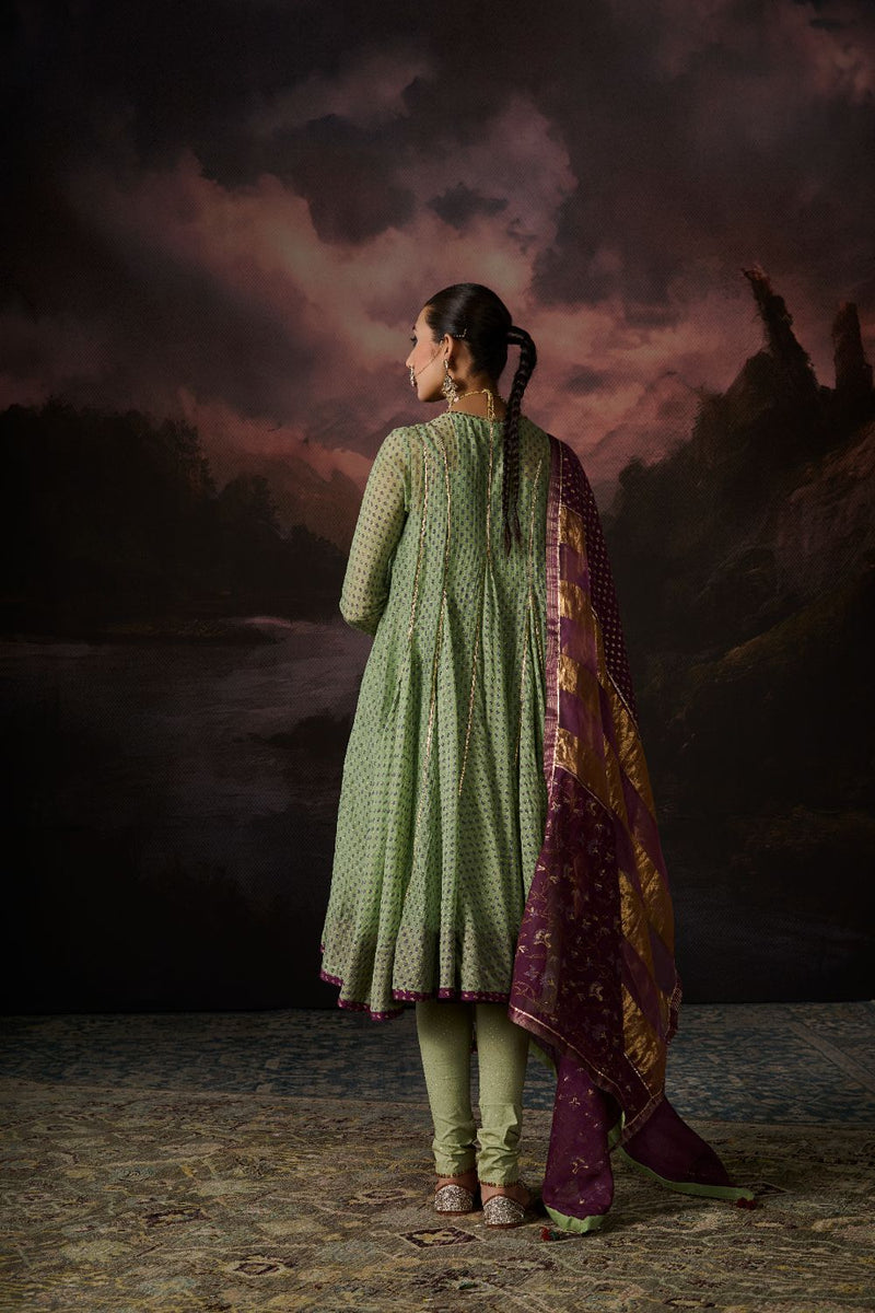 REEM DUPATTA chanderi by SWATTI KAPOOR in purple color for women in Singapore