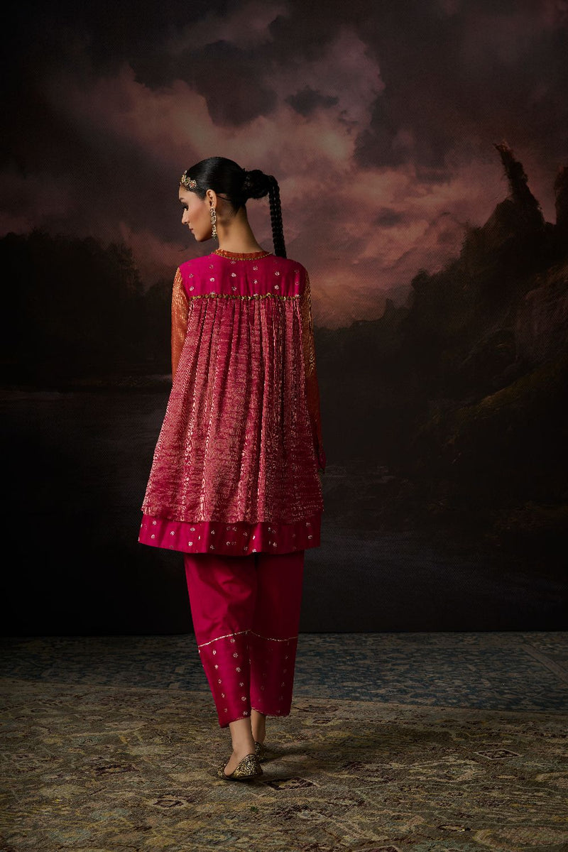 REHANA TUNIC chanderi by SWATTI KAPOOR in multi color for women in Singapore