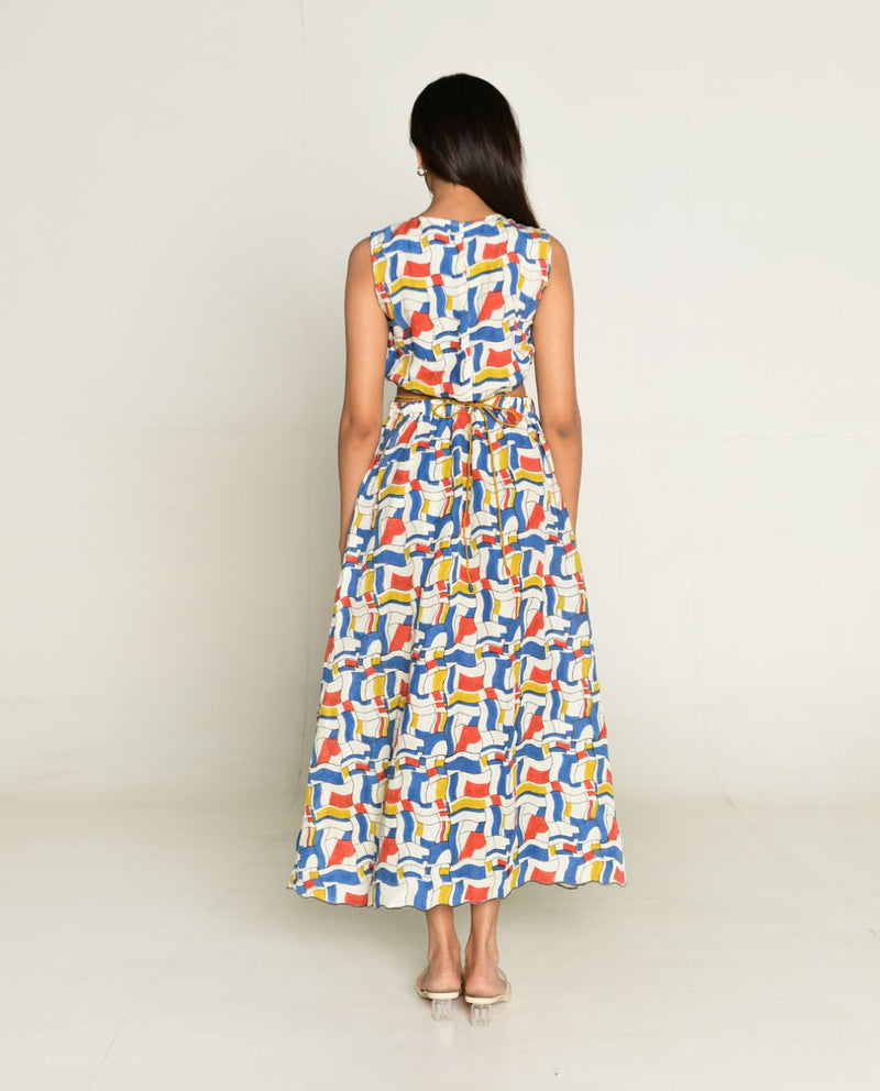 Escher Side Cut Dress