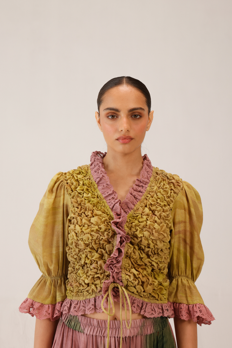 ROOSHED BLOUSE - SWIMMERS G by CORD for women in Singapore