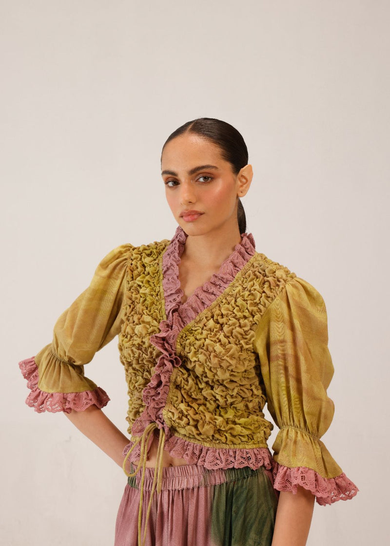 ROOSHED BLOUSE - SWIMMERS G by CORD for women in Singapore