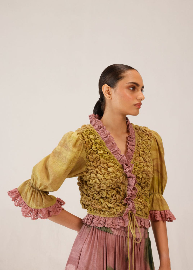 ROOSHED BLOUSE - SWIMMERS G by CORD for women in Singapore