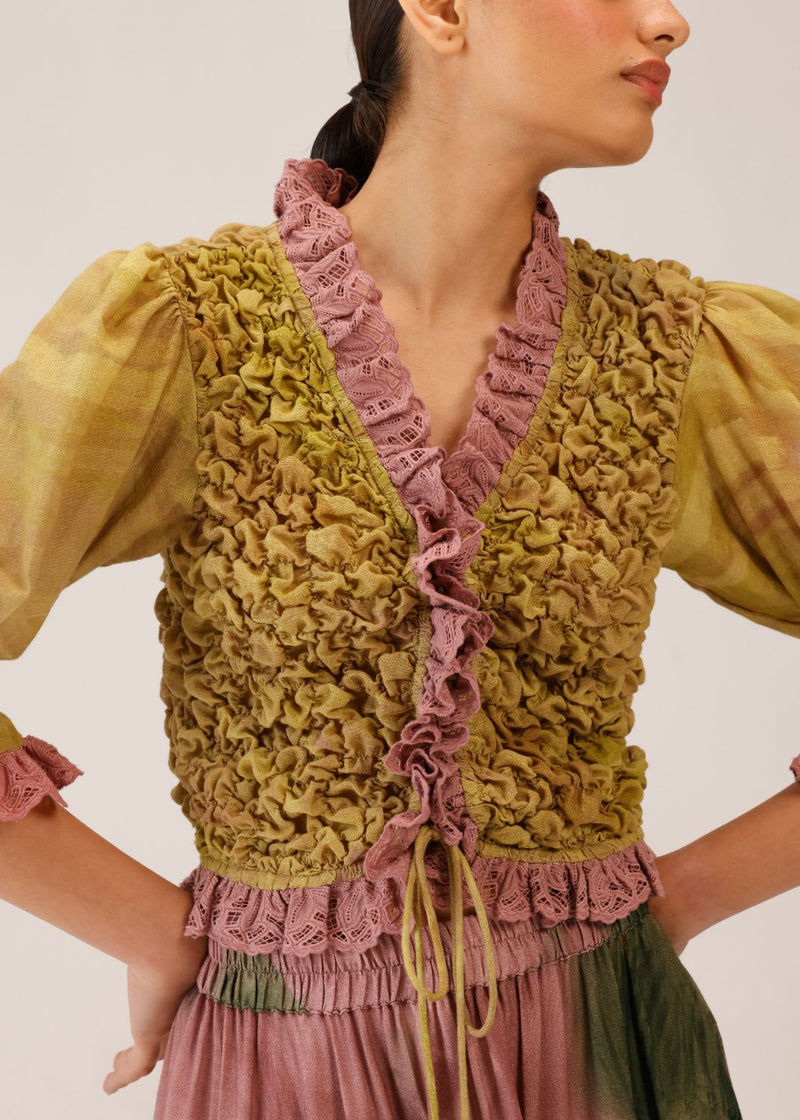ROOSHED BLOUSE - SWIMMERS G by CORD for women in Singapore