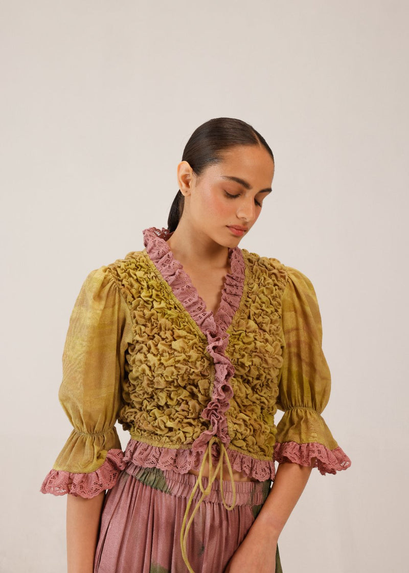 ROOSHED BLOUSE - SWIMMERS G by CORD for women in Singapore