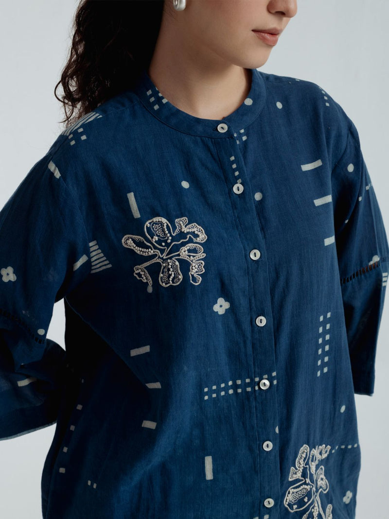 Indigo Shadow Shirt