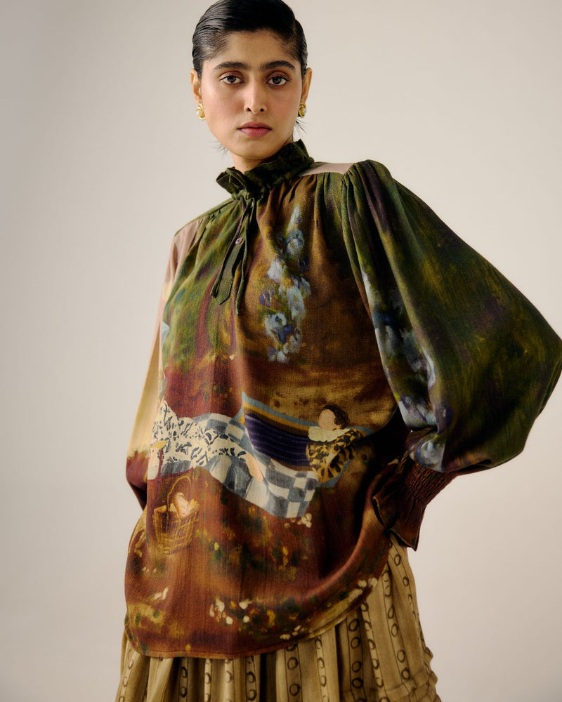 SHIRT DRESS-Lakeside satin by CORD for women in Singapore