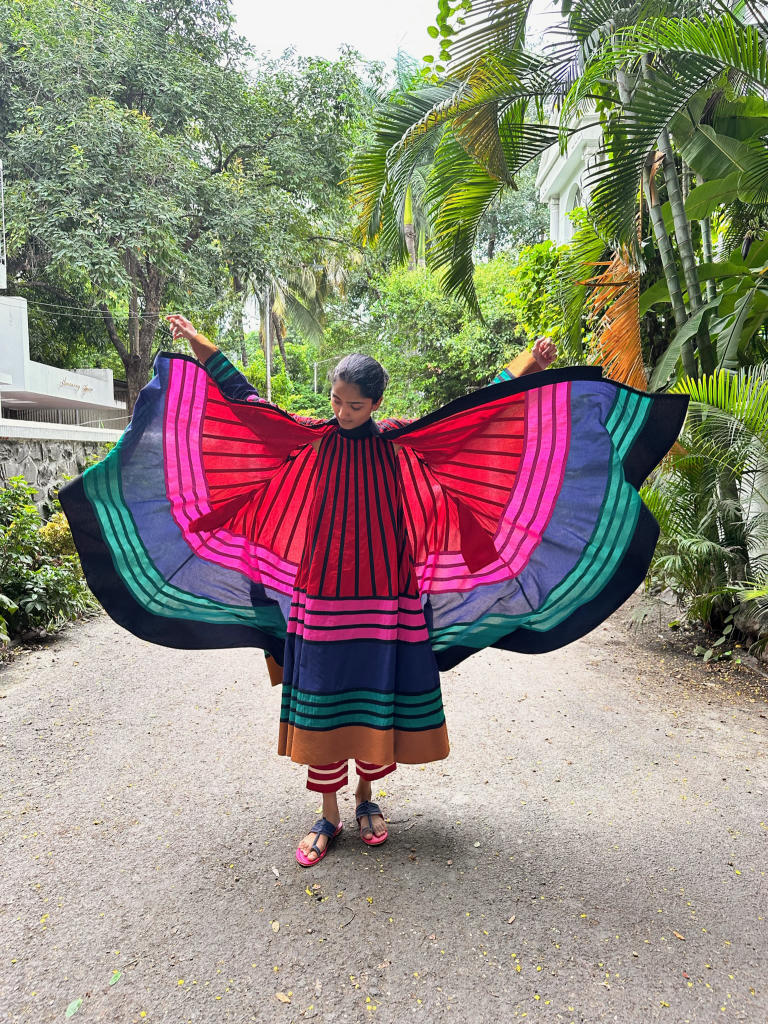 Rangoli Jacket cotton by Ka-Sha in multi color for women in Singapore