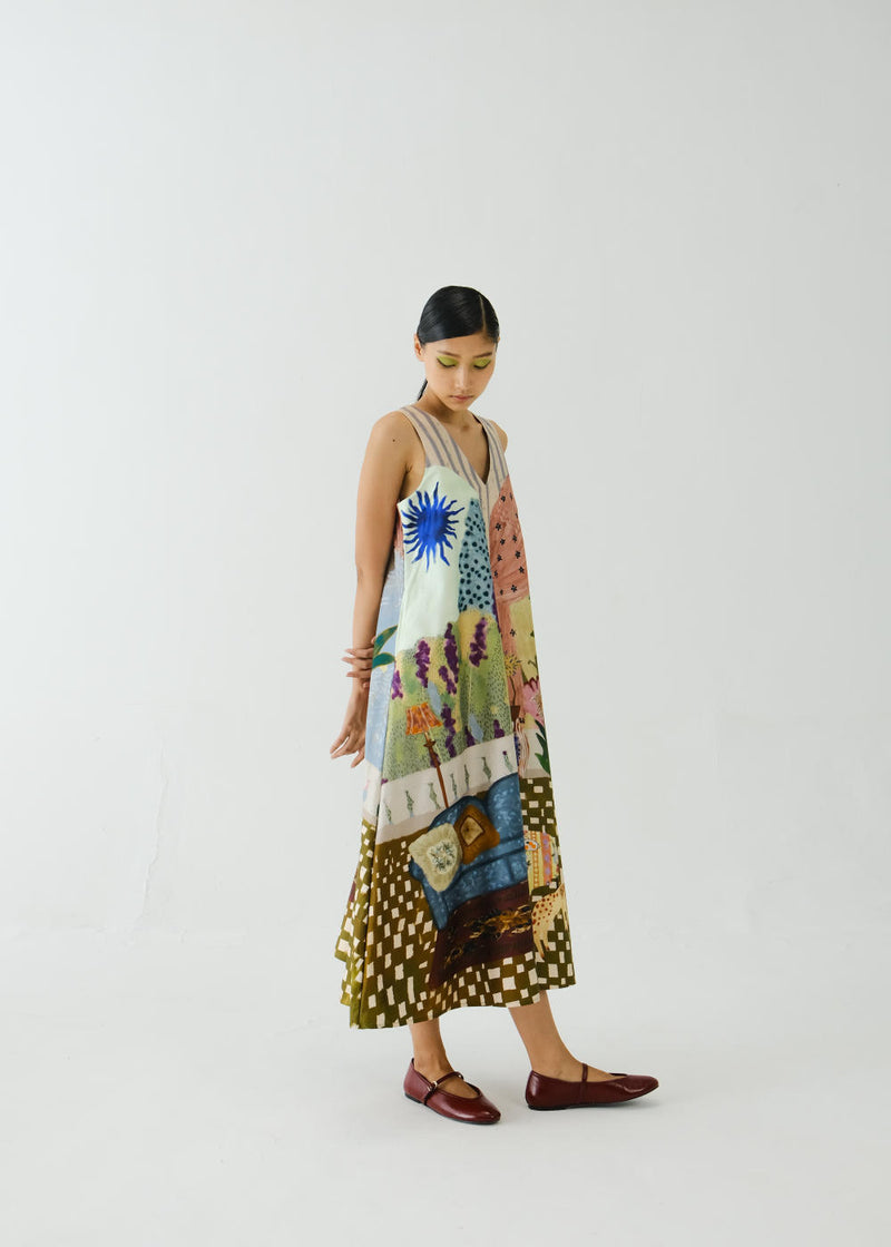 Ravine Dress-Alice satin by CORD for women in Singapore