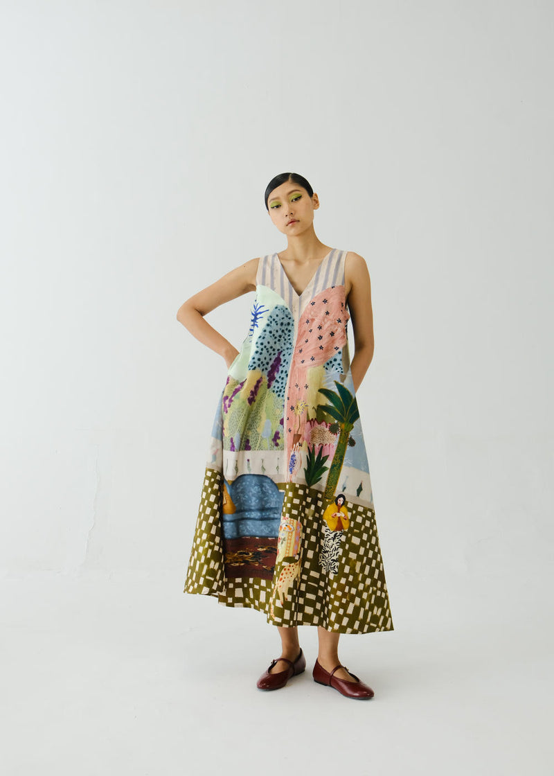 Ravine Dress-Alice satin by CORD for women in Singapore