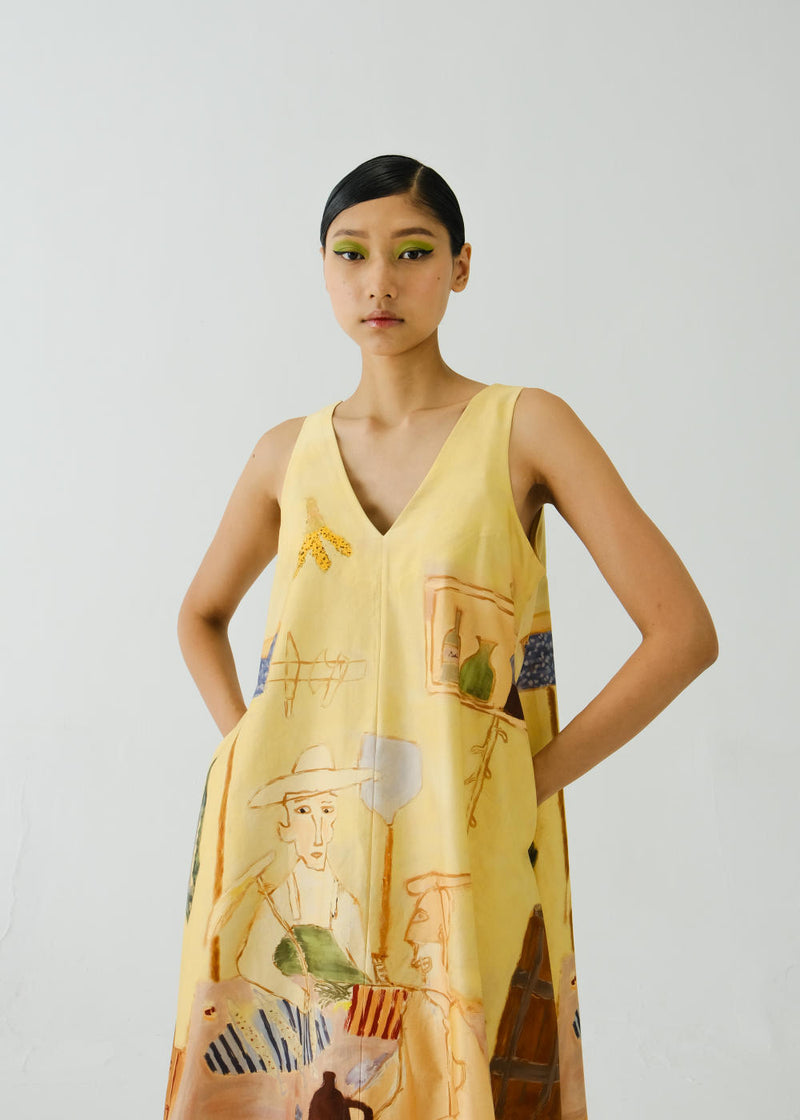 Ravine Dress-Fisherman satin by CORD for women in Singapore