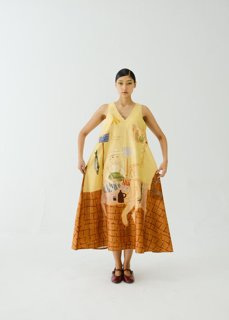Ravine Dress-Fisherman satin by CORD for women in Singapore