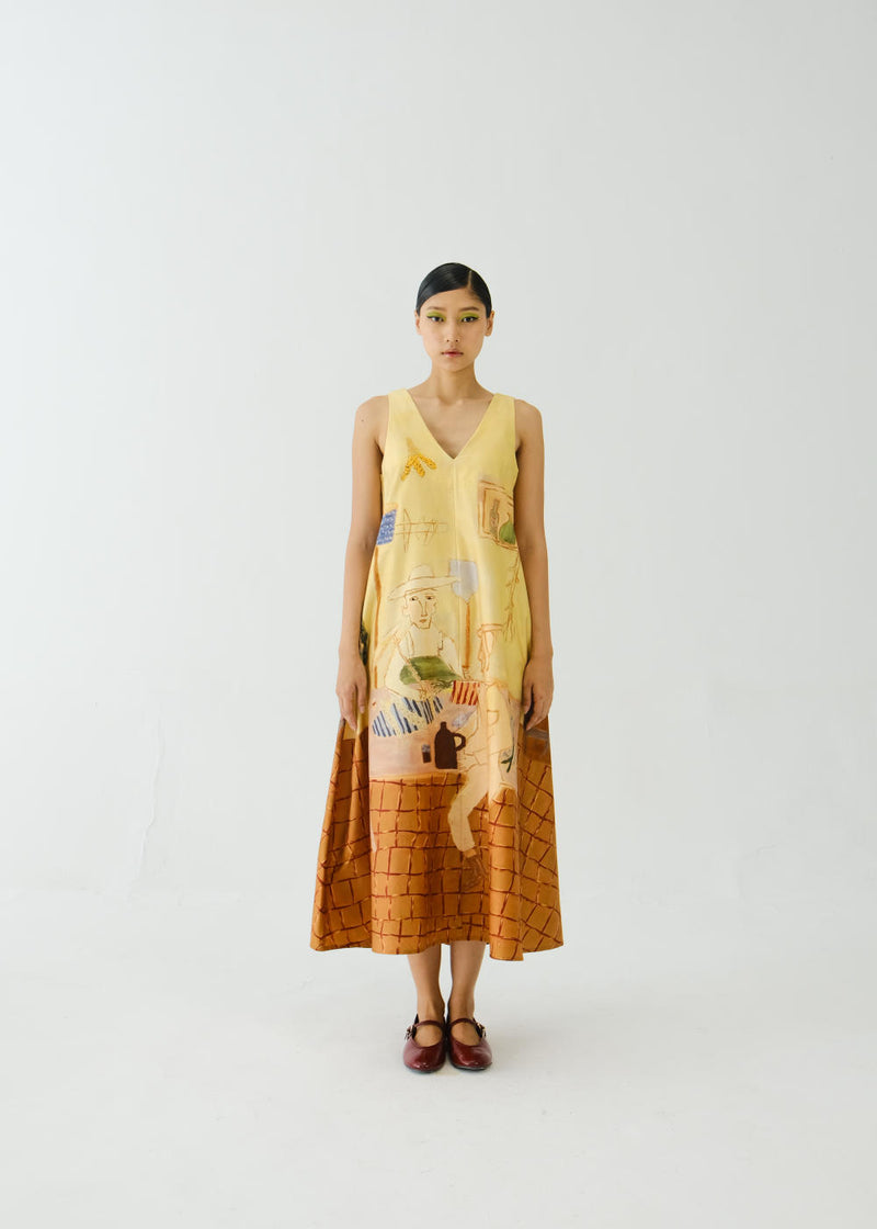 Ravine Dress-Fisherman satin by CORD for women in Singapore