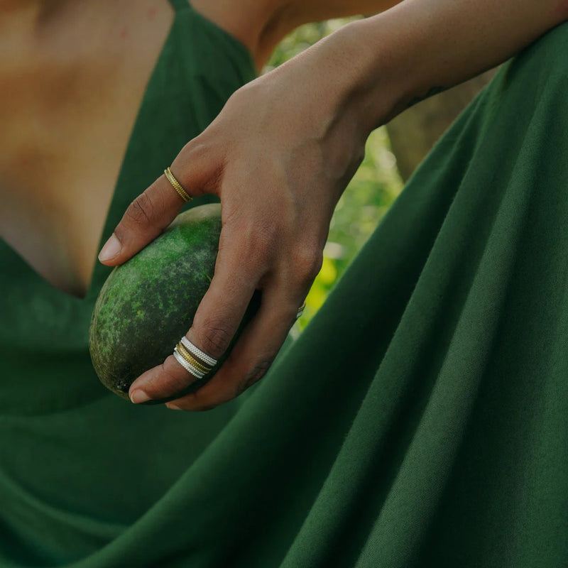 Rawa Midi-Ring brass ring by Surmeyi for women in Singapore