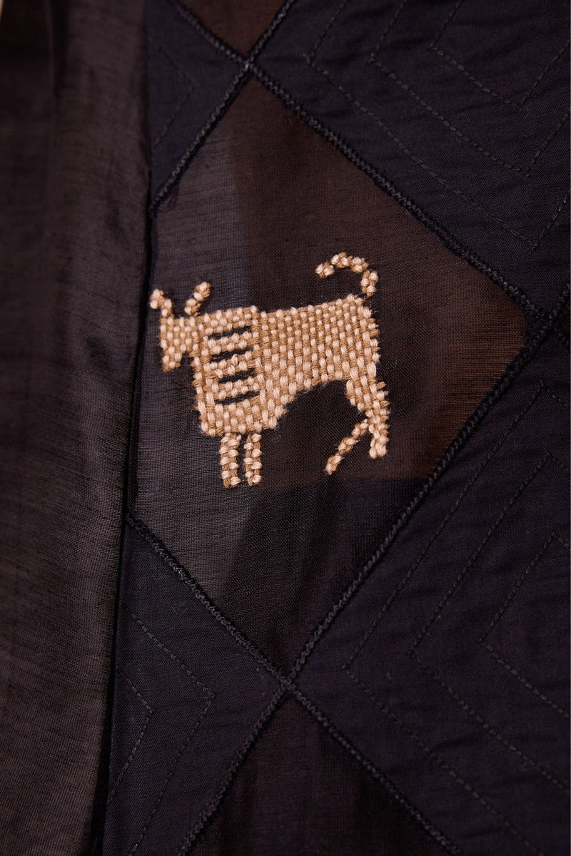 Rayya Embroidered Linen Top