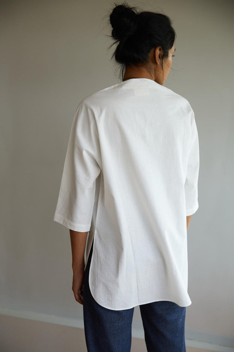 Reeves Top cotton by The Summer House in white color for women in Singapore