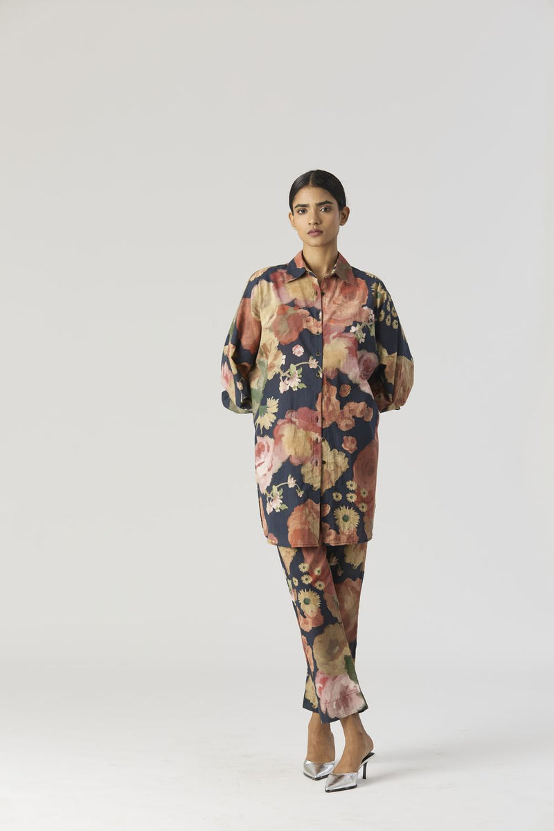 ROSALIA COTTON CO-ORD SET cotton by Yam in black color for women in Singapore