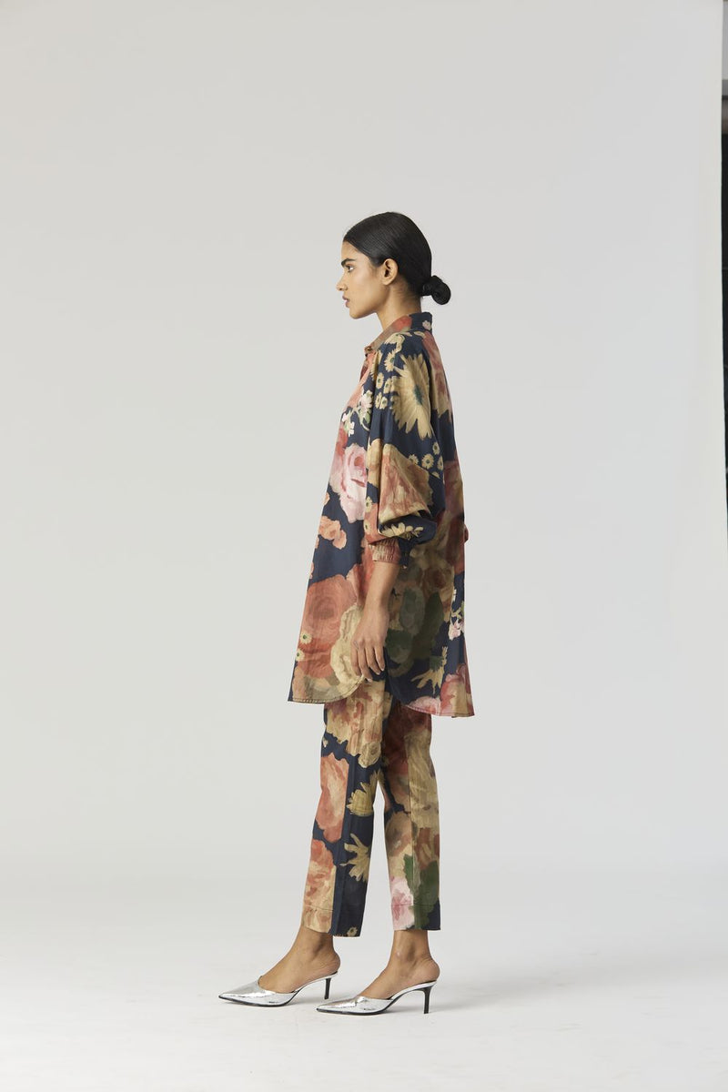 ROSALIA COTTON CO-ORD SET cotton by Yam in black color for women in Singapore