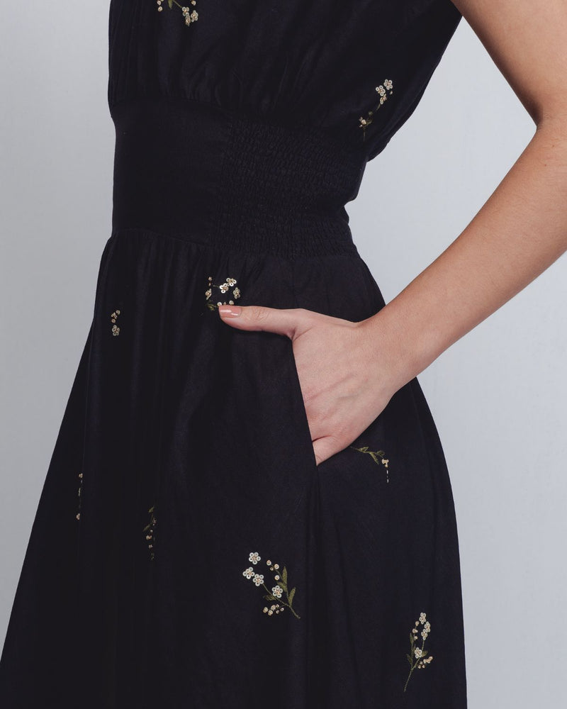 Sae Dress - Black Buy Sae Dress - Black from C&W | Dresses for Women by Leh Studios in black color for women in Singapore