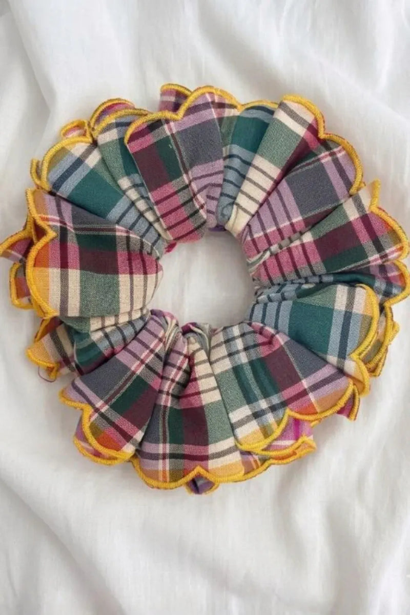 Sherbet Scallop Scrunchie cotton by JodiLife for women in Singapore