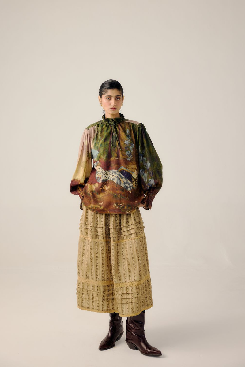 SHIRT DRESS-Lakeside satin by CORD for women in Singapore