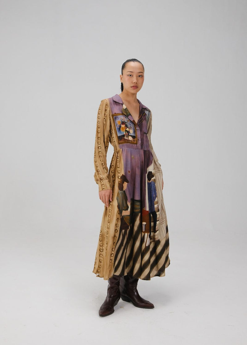 SHIRT DRESS-Living Room cotton by CORD for women in Singapore