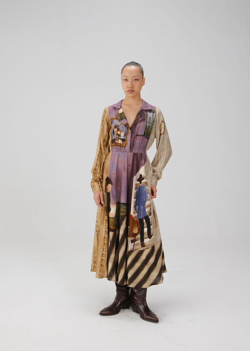 SHIRT DRESS-Living Room cotton by CORD for women in Singapore