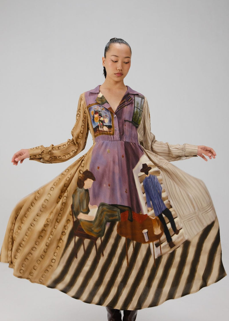 SHIRT DRESS-Living Room cotton by CORD for women in Singapore