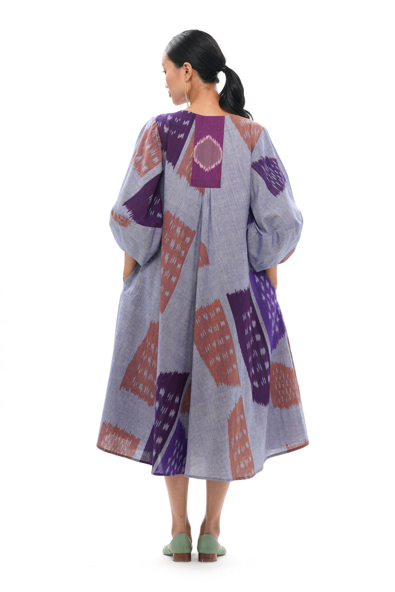 SHOBU LANTERN BIAS DRESS