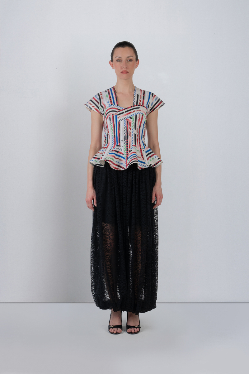 SIA TOP - Multicolour top/shirt by Leh Studios in multicolour for women in Singapore